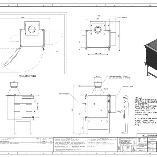 Gas Fired No 4 Kiln